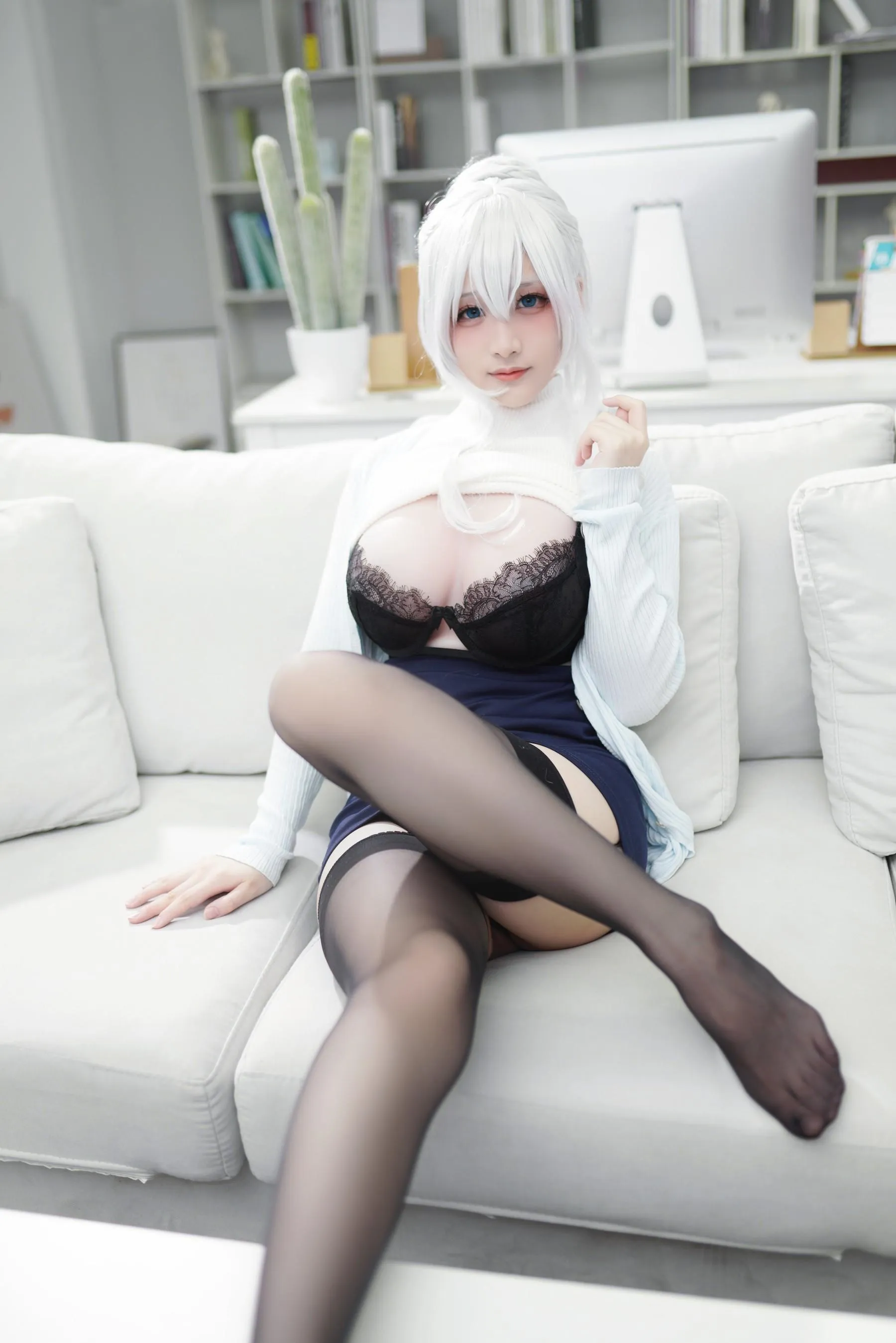 幼愛youmeko – NO.06 未亡人雪女cos [71P]插图6